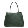 Bolso Shopper Firenze Artegiani Annagrazia Mujer. Piel Auténtica Gamuza. Fabricado En Italia 40x20x30 Cm. Color: Verde Oliva