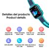 Smartwatch Dam 4g Gps Y Wifi Lt21 Para Niños. Videollamadas, Localizador Y Comunicación De 3 Vías. 4,2x1,5x5,5 Cm. Color: Turquesa