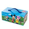 Set De Pintura En Maletín Dam Con Cajones, 54 Piezas Diseño Mickie Y Minnie Mouse. Incluye Lápices, Acuarelas, Rotuladores, Ceras Y Accesorios. 27,6x14x12 Cm. Color: Azul Claro