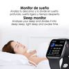 Smartwatch Dam  X8 Max Con Marcador Y Llamadas Bluetooth, Termómetro Corporal, Monitor Cardiaco Y De Tensión. 4x1,1x4,4 Cm. Color: Negro