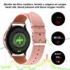 Smartwatch Dam  Dt66 Con Pulsera De Acero. Monitor De Tensión Y Oxígeno En Sangre. Varios Modos Deportivos. Notificaciones Para Ios Y Android. 38x1x48 Cm. Color: Plata