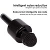 Micrófono Karaoke Multifunción Damcon  Altavoz Incorporado 7,5x7,5x22,3 Cm. Color: Negro