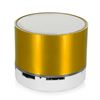 Altavoz Dam Compacto Viancos Bluetooth 3.0 De 3w, Con Luz Led, Manos Libres Y Radio Fm. 6,2x6,2x5 Cm. Color: Oro