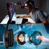 Headset J1 Ultra-flexible Premium Con Luces, Auriculares Gaming Con Micro, Minijack