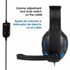 Headset In-968, Auriculares Gaming Con Micro, Conexión Minijack Y Luces Led