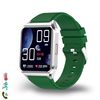 Smartwatch Dam  H60 Con Notificaciones De Aplicaciones, 7 Modos Deportivos. Monitor De Salud Con Termómetro. 5,3x3,6x1,3 Cm. Color: Verde