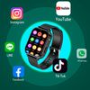 Smartwatch  Phone Dam  T36 4g Con So Android Incorporado. Funciones Avanzadas Y Localizador Gps, Wifi Y Lbs. 5x2x4 Cm. Color: Negro