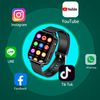 Smartwatch Dam  Phone T36 4g Con So Android Incorporado. Funciones Avanzadas Y Localizador Gps, Wifi Y Lbs. 5x2x4 Cm. Color: Azul