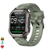 Smartwatch Dam Nx3 Outdoor Con Modos Deportivos, Monitor Cardiaco, De Tensión Y De O2. Batería De 410 Mah. 5x1,3x4,2 Cm. Color: Camuflaje Verde