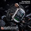 Smartwatch Dam Nx3 Outdoor Con Modos Deportivos, Monitor Cardiaco, De Tensión Y De O2. Batería De 410 Mah. 5x1,3x4,2 Cm. Color: Camuflaje Verde