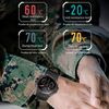 Smartwatch Dam  Hm03 De Grado Militar, Con Gps De Triple Posicionamiento. Monitor Cardiaco Y De O2. Notificaciones De Apps. 4,6x1,3x4,6 Cm. Color: Negro
