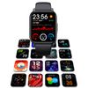 Smartwatch Dam  Qs16 Con Termómetro Corporal, Monitor De Tensión Y O2. 24 Modos Deportivos, Notificaciones De Apps. 4,8x1x3,8 Cm. Color: Gris Oscuro