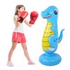 Dinosaurio Hinchable Tentetieso. Punching Ball, Practica Karate, Boxeo. 120cm.