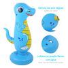 Dinosaurio Hinchable Tentetieso. Punching Ball, Practica Karate, Boxeo. 120cm.