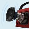 Kit De Karaoke Dam  Con Altavoz Bluetooth Y 2 Micrófonos. 10w, Batería Incorporada. 24,3x10,5x17,2 Cm. Color: Rojo