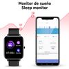 Smartwatch Dam H10 Con Monitor Cardíaco, Tensión Y De O2 En Sangre. 8 Modos Deportivos. 4x1,1x5 Cm. Color: Azul Marino