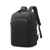 Mochila Dam Doble Compartimento Con Capa Impermeable, Laptop  15,6, Bolsillo Antirrobo. Adaptable A Trolley. 27x19x41 Cm. Color: Negro