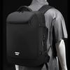 Mochila Dam Expandible 36l/50l Con Capa Impermeable, Porta Laptop 17,3". Toma Usb Exterior. 51x24x34 Cm. Color: Negro