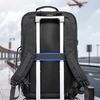 Mochila  Dam Expandible 30l/45l Multi Compartimento Con Capa Impermeable. Toma Exterior Usb. Laptop 17" + Tablet 9,7". 52x26x33 Cm. Color: Negro