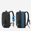 Mochila  Dam Expandible 30l/45l Multi Compartimento Con Capa Impermeable. Toma Exterior Usb. Laptop 17" + Tablet 9,7". 52x26x33 Cm. Color: Negro