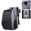 Mochila Dam Porta Laptop 15,6". Capa Impermeable Alta Resistencia, Adaptable A Trolley. Bloqueo De Cremalleras. Toma Usb Externa. 30x17x46 Cm. Color: Gris