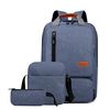 Conjunto Mochila Multi Compartimento Dam, Porta Laptop 15,6" + Bandolera + Neceser. 29x14x41 Cm. Color: Azul