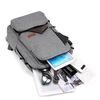 Conjunto Mochila Multi Compartimento Dam, Porta Laptop 15,6" + Bandolera + Neceser. 29x14x41 Cm. Color: Azul