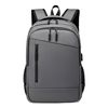 Mochila Dam Multi Compartimento, Porta Laptop 15,6". Capa Impermeable. Adaptable A Trolley. Toma Usb Externa. 30x12x45 Cm. Color: Gris