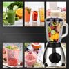 Batidora 2 En 1 De Vaso 1 Dam, 5l Acero Inoxidable . Jarra De Cristal, 1500w, Cuchillas De Acero Inox, Pica Hielo, Smoothies, Zumos. 5 Velocidades. Vaso Auxiliar. 18,3x18,3x38 Cm. Color: Plata