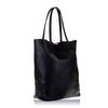 Firenze Artegiani Sibari Bolso Shopper Mujer.piel Auténtica Dollaro   Fabricado En Italia 27x13x37 Cm. Color: Negro