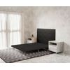 Cabecero Negro Aurora, Polipiel De Alta Gama - Cama 140/150- Win Rest