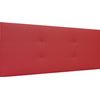 Cabecero Rojo Venus, Acolchado Polipiel Premium -cama 90 Cm- Win Rest