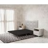 Cabecero Plata Aurora, Polipiel De Alta Gama - Cama 80cm - Win Rest