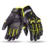 Seventy Guantes Moto Degrees Sd-n32 Naked Hombre Negro/amarillo Fluor Verano Talla Xl