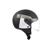 Casco Para Moto Mt Helmest Strsst S Inboard D2 Gris Blanco Mate Con Visera