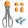 Utensilio Multiusos +4 Moldes Masa + 20 Bandejas La Croquetera Naranja