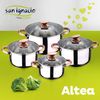 Set Bateria 8pc Sip + Set 3 Sartenes 16/20/24 - San Ignacio