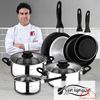 Set 3 Sartenes Con 5 Piezas Batería De Cocina San Ignacio Top Kitchen