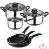 Set 3 Sartenes Con 5 Piezas Batería De Cocina San Ignacio Top Kitchen