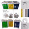 Pack De 3 Bolsas De Reciclaje De Polipropileno Dhg 35x25x30cm Multicolor