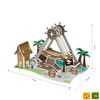 Set 3 Puzzles 3d -atracción Noria/barco Pirata/circo - 50 Piezas C/u