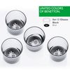 Set Cristalería 12 Piezas De Vasos De Vidrio, Decorados, 33 Cl.