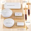 Set Sushi De 12 Piezas  Porcelana / Bambú / Madera Bergner Foodies Bicolor