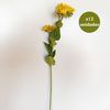 Pack De 12 Varas De Girasol Artificiales Con 3 Cabezas De 66 Cm