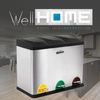 Cubo De Reciclaje 3 Compartimentos Wellhome 45l