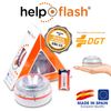 2 Luces Emergencia V16 Homologada Help Flash Con Kit Primeros Auxilios
