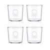 Vajilla Benetton 18 Pcs Y 4 Vasos De Agua De Cristal