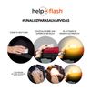 4 Luces Emergencia V16 Homologada Help Flash, 4 Martillos Y 4 Chalecos