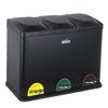 Cubo De Reciclaje Con 3 Compartimentoswellhome 45 L En Total