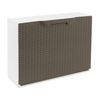 3 Zapateros Polipropileno Wellhome Rattan 40,1x51x17,3cm Bicolor